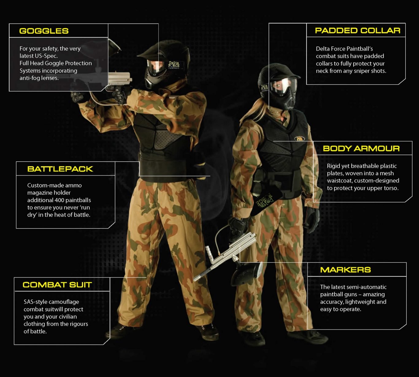 Paintball Goggles - Delta Force Paintball